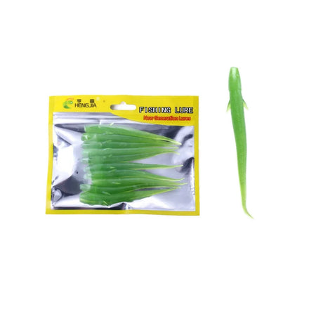 Wholesale SO026 10.5cm 3.5g 10pcs/bag Artificial Soft Plastic Worm Baits Fishing Lures