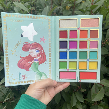 20 Color Blusher Eyeshadow Factory Direct Pressed Glitter Princess Mermaid OEM ODM Natural Matte Cosmetics