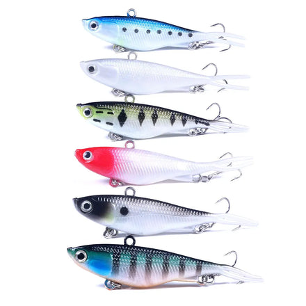 Wholesale SO059 9.5cm 21g Artificial Soft VIB Baits Saltwater Sinking Lead Fishing Lures