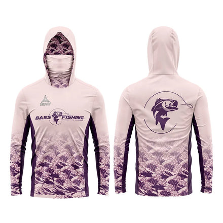 Custom Printed Fishing Jerseys Hoodie Long Sleeve Quick Dry UPF 50 Fishing Hoodie Shirts for Men