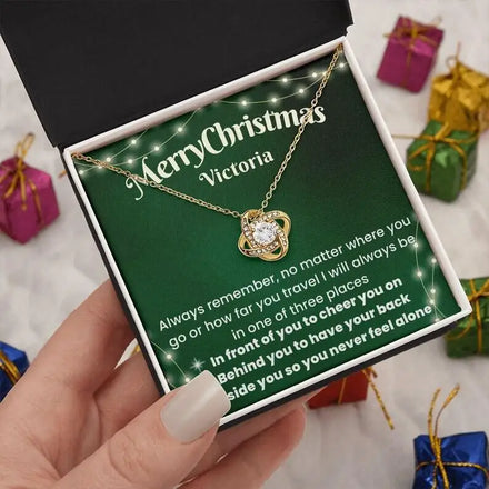 SC Wholesale Fashion Gold Victoria Zircon Necklace Gift Lover Shiny Diamond Necklace Trendy Merry Christmas Necklace for Women