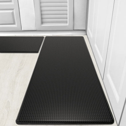 Heavy Duty PVC Anti-Fatigue Kitchen Mat Modern Style Rubber Floor Carpet Doormat Comfort Stand Mat for Home and Office