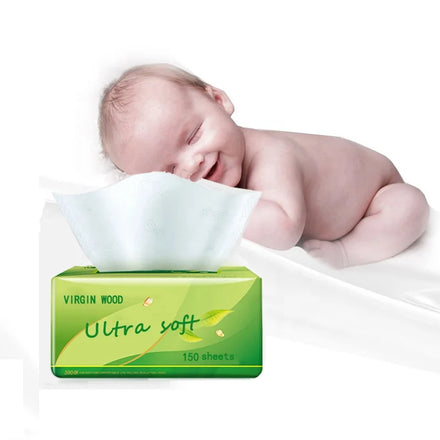 Factory Direct Supply 100% Virgin Wood Pulp Facial Tissue 2ply 600 Sheets Soft Facial Tissue Paper