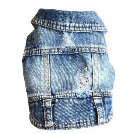 Wholesale Pet Apparel Fashion Clothes for Dogs Denim Jacket Cat Puppy Clothes Jean Jacket Pet Clothing Dog Sweater Outfits
