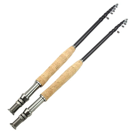 Wholesale 2.1m 2.4m 2.7m 3.0m Top Quality Best Carbon Telescoping Fishing Fly Rod