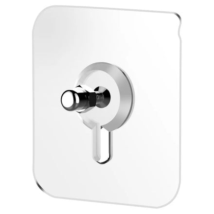 Punch-free Adhesive Wall Hook Strong Glue Nail Screw Stickers Transparent Screw Patch Wall Hanging Picture Hook