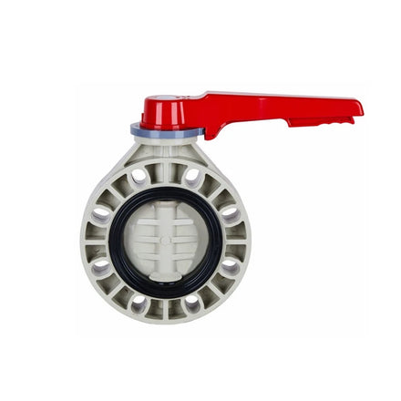 High Quality 4inch to 6inch Pvc butterfly Valves DN100 to DN150 Pvc Duct Plastic butterfly Valve with Handles