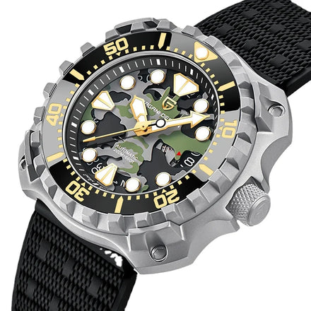 OEM Accept PAGANI High-quality Men's Automatic Mechanical Watch Luminous Tape Waterproof Men's Fashion Watch Reloj Masculino