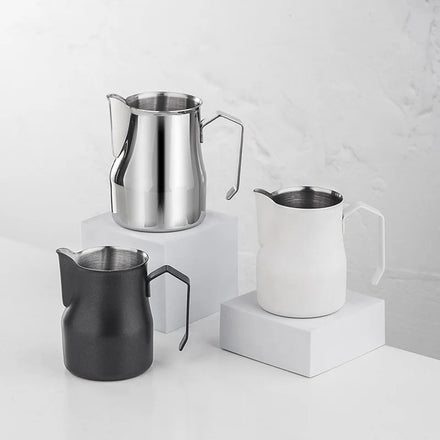 Top Selling Stainless Steel 350ml Milk Frothing Steamer Pitcher Barista Tools Kit Customize