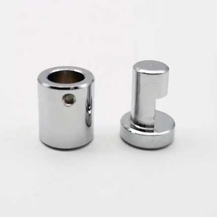 Aluminium Alloy Wall Standoff Mounts 16*19 Glass Holder with Chromed Plated Advertising Clip for Sign Displays Fasteners Product