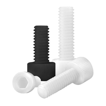 Factory Provides Nylon Screw Standard DIN912 PA66 Socket Screw Plastic Cup Head Hex Socket Head Screw Nylon Bolt Metric