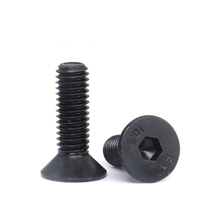 Black Oxide Finished High Tensile Stainless Steel Countersunk Allen Bolts 10.9 Grade Metric Hex Socket Screws DIN7991 Standard