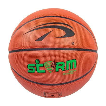PSYCHE Orange Inflatable Custom Logo PU Leather Basketball Official Size 7 Storm for Practice