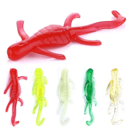 Wholesale SO103 5cm 1g 10pcs/bag Artificial Soft Plastic Baits Fishing Lures