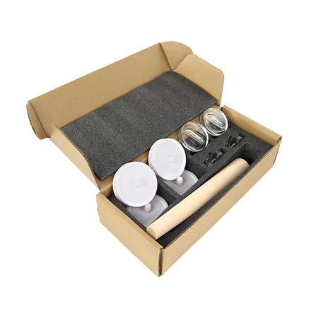 Fermentation Set Glass Weights Plastic Fermentation Lid Wooden Stick Kit for Fermentation