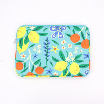 Custom Modern Simple Multi-functional Neoprene Laptop Sleeve with Silk-screen Printing for 13 and 15 Laptops