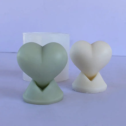 3D Love Silicone Candle Mould DIY Love Aroma Candle Ornament Mould