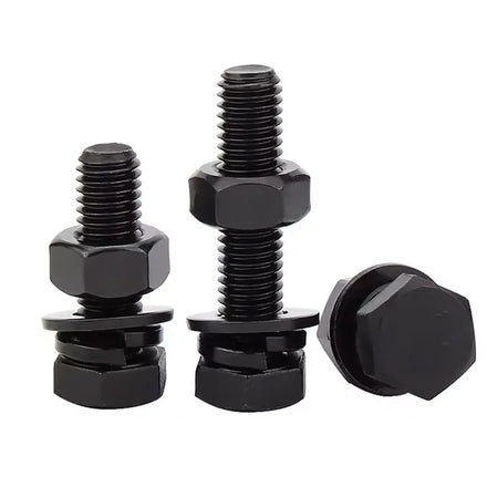 High Quality DIN 933 Carbon Steel Hex Head Bolts Metric Measurement System Plastic Offered Different Sizes Hexagon Styles