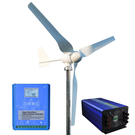 2000W Off-Grid Home Wind Turbine System with Power Storage Capacity