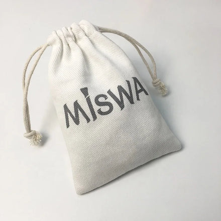 Wholesale White Twill Cotton Cosmetic Pouch Gift Drawstring Bag with Custom Logo for Perfume Shampoo Jewelry and Skin Care