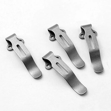 Benchmade Butterfly 535 Back Clip Stainless Steel Pocket Clip Bugout Original Factory Stainless Steel Back Clip