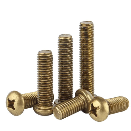 Manufacturer Wholesale M2M2.5M3M4M5 Cross Recessed Round Head Screw Brass Pan Head Fastener