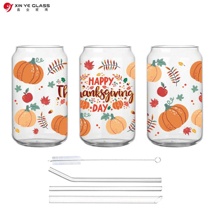 Clear Blank Sublimation Custom Design Crystal Glass Contemporary Stocked Milk Mug Water Drinking Party Use Custom Logo Xinye