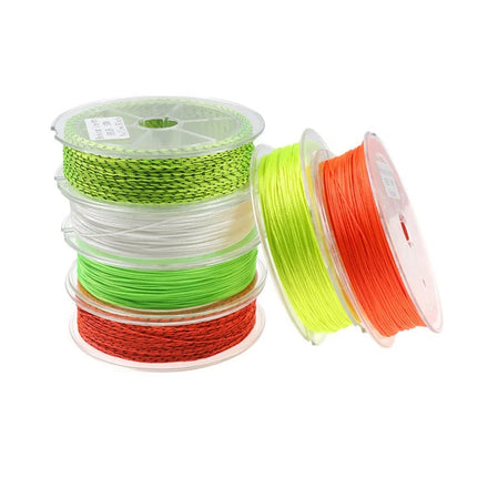 High Strength Polyester Fly Tying Thread 6 Colors Fluorescent for Lake River Stream Fishing 100 Yards Roll