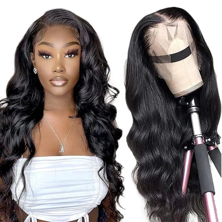 30 Inch Loose Deep Wave Lace Front Wig 13*4 Human Hair for Women Indian Hair Closure Wig Wet and Wavy Frontal Wig