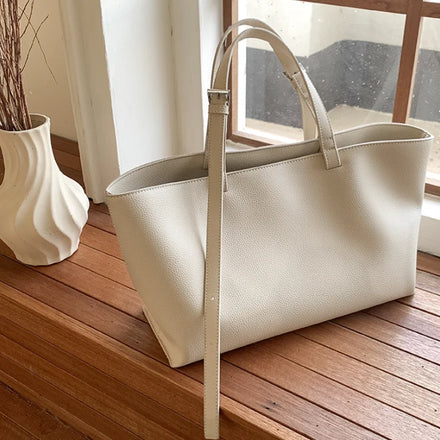 New Fashion PU Leather Big Capacity Shopping Handbag Women's Tote Bag