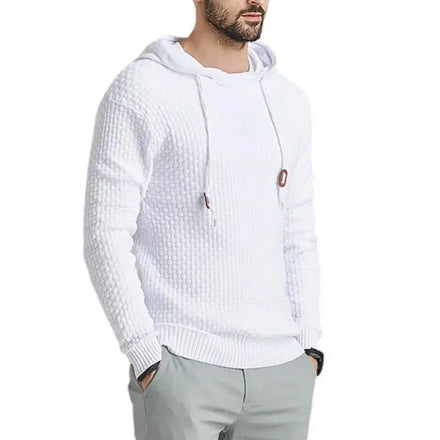 Spring Autumn Men's Hoodies Pure Color Slim Hooded Sweatshirts Mens Coats Male Casual Sportswear Streetwear