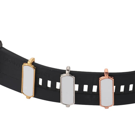Metal Crafts Watch Band Accessories Watch Band Charms Sublimation Photo Metal Charms for Smart Watch Band
