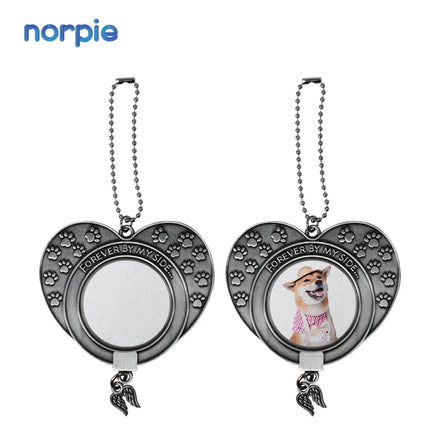 Sublimation Pet Memorial Heart Ornaments