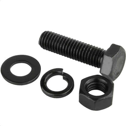 Black Din931 M6 Bolt M10 Tuerca Y Perno M14 Hexagon Bolts Nut Plastic Construction Hardware Metric Measurement System