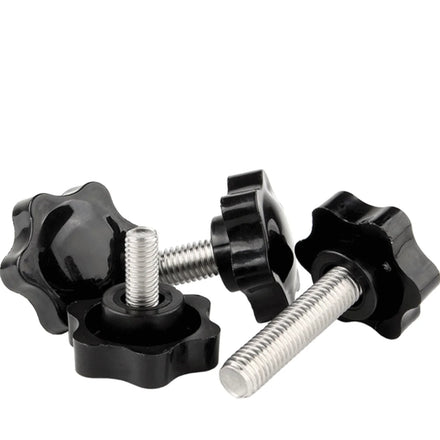 China Factory Plastic Clamping Knob With Plastic Tip Knob Screw