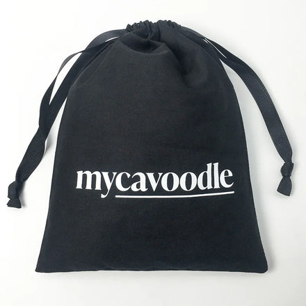 Custom Large All Black Eco-Friendly Cotton Canvas Fashion Handbag Pouch Drawstring-Lady Dress Shoe Storage Dust Bag (Custom