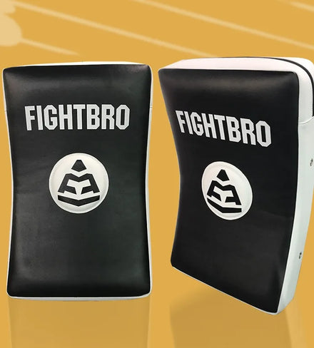 Fightbro F390-D Custom Private Label Sports Kick Shields Curved Large Thai Boxing Taekwondo Mma Kickboxing Strike Shield