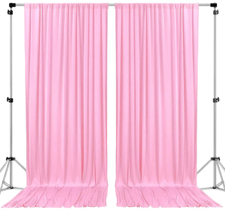 10Ftx12Ft Event Drapes Wedding Ceremony Party Home Decorations Polyester Backdrop Drapes Curtains Panels