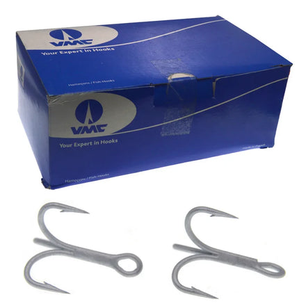 VMC Treble Hook Three Times Reinforced 40pcs/box Three Claw Three Anchor Fishing Gear Road Sub Bait Hook