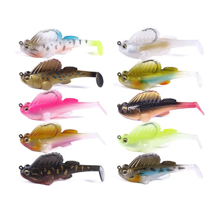 7cm 14g Plastic Swim Baits Fishing Lures Saltwater Trolling Lures Soft Fishing Lure for Pesca