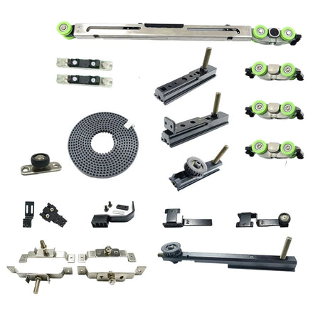 Hardware Shop Deep Groove Ball Bearing Metal Narrow Frame Linkage Sliding Door Roller Track Linkage Sliding Door Aluminum Profi