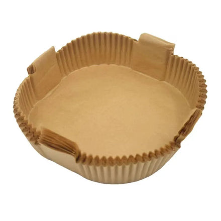 Trendy 100% Virgin Pulp Greaseproof Nonstick Air Fryer Disposable Paper Liners Double-Sided Coating Portable Square Cookie