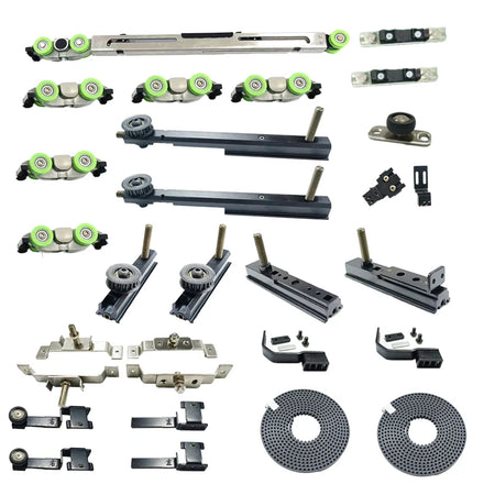 Modern Deep Groove Ball Bearing Linkage Sliding Door Roller Aluminium Narrow Frame System