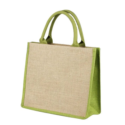 Customized Vintage Cornstarch Screen Printed Handbag and Leisure Shopping Bags