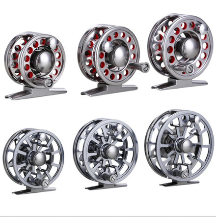 2024 New 40 50 60 70 80 90 Full Metal Fishing Reel Aluminium Alloy Fly Fishing Reels