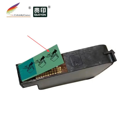 (green Tag) Green 'remove Tape' Tabs Tag Label for HP 45 15 51645 6615 Ink Cartridge Sealing with Blue Tape 40*16mm 200pcs/bag