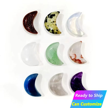 Natural Healing Crafts White Semi Precious Astrological Cube Bulk Stones Gemstones and Crystals Jewelry Carving Small Gems Moon