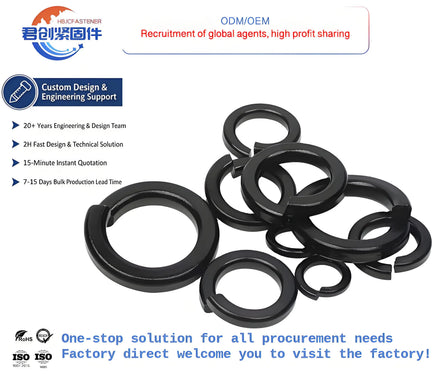 ISO9001 Factory Direct Custom M10 Carbon Steel Wave Spring Washer Good Quality and Low Priced Carriage Bolts