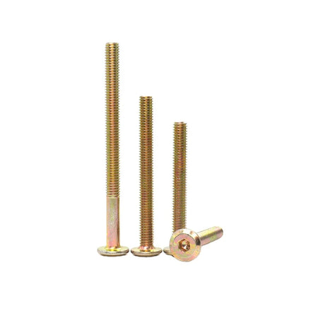 Yellow Zinc Torx Drive Double DIN7505 Harden MDF Furniture Chipboard Screw for Wood Bolts