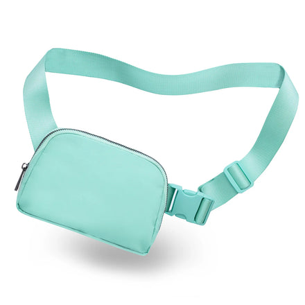 Customized Personalized Unisex Mini Belt Bag Zipper Closure Adjustable Strap Waist Pouch Sport Workout Running Travelling Hiking